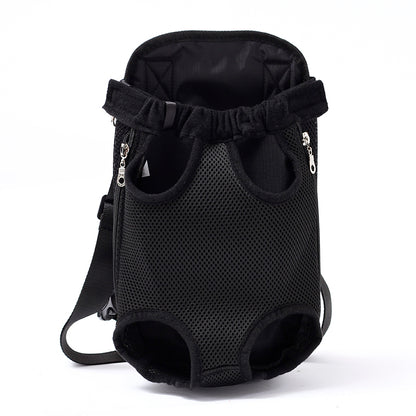Go Out Portable Chest Shoulder Pet Bag Breathable Travel Pet Bag Pets Gym From House Black L