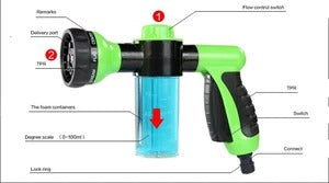 Foam Kettle Water Gun Garden Telescopic Hose High Pressure