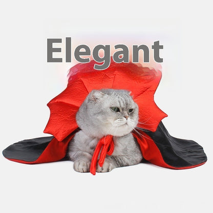 Cute Halloween Pet Costumes Cosplay Vampire Cloak Pets Gym From House