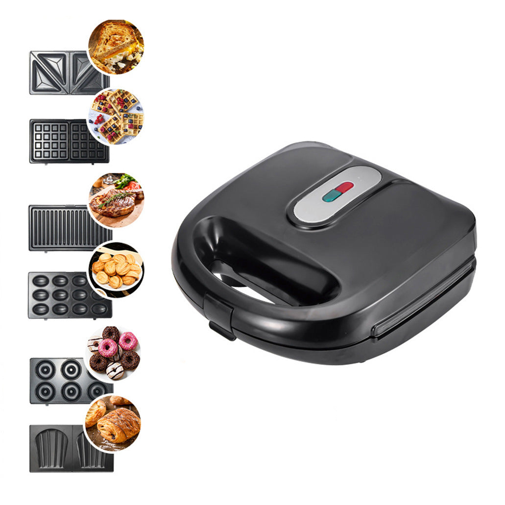 6-in-1 Waffle Maker EU Plug Sandwich Maker Grill Kitchen dealsniper-net