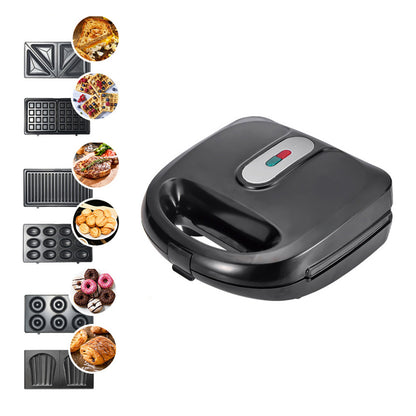 6-in-1 Waffle Maker EU Plug Sandwich Maker Grill Kitchen dealsniper-net