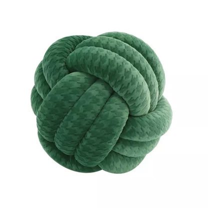 Creative Home Decoration Woven Knotted Pillow Home Decor dealsniper-net Dark green 20cm