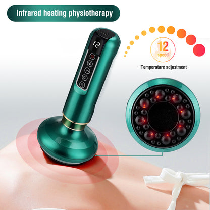 Electric Vacuum Cupping Massager For Body Anti-Cellulite Suction Cup