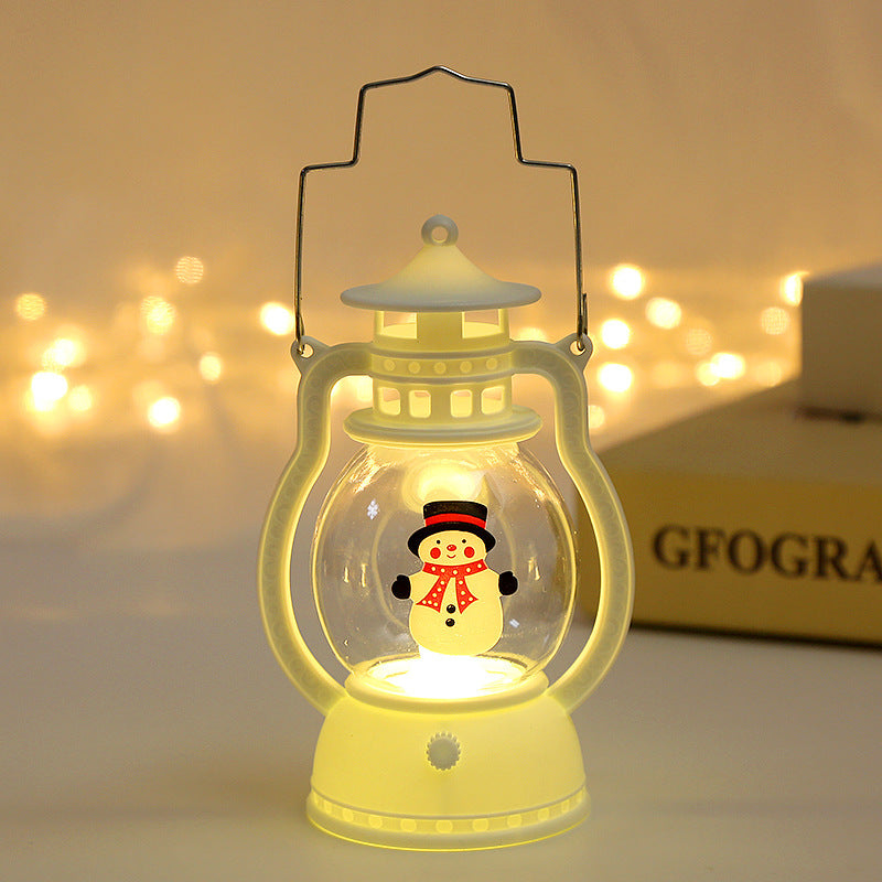 Christmas Decorations Cake Baking Led Children's Portable Lantern Holidays DealSniper.net A snowman