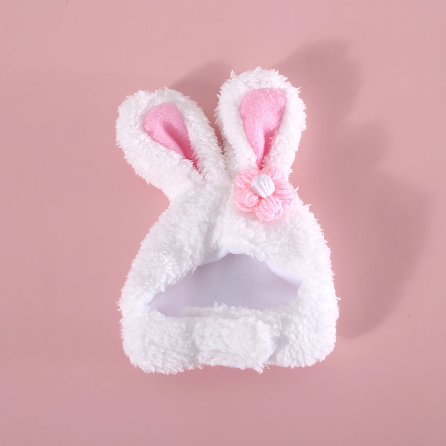 Plush Cartoon Cat Dog Rabbit Ears Cute Easter Decoration Hat Head Cover Pets Products Pets dealsniper-net Flower rabbit hat