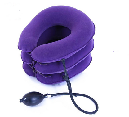 Medical Cervical Traction Device For Neck Protection Health dealsniper-net Purple