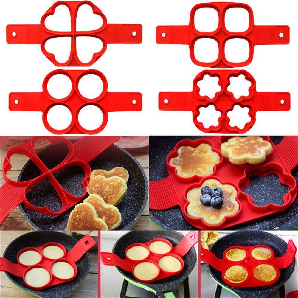 Silicone Non Stick Fantastic Egg Pancake Maker Ring Kitchen