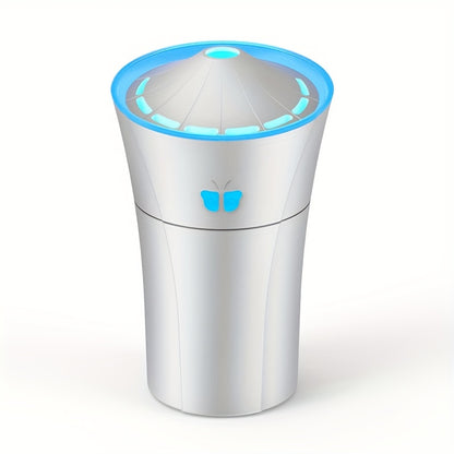 Car Humidifier Torch Shape Colorful Sound Atmosphere Light House DealSniper.net White