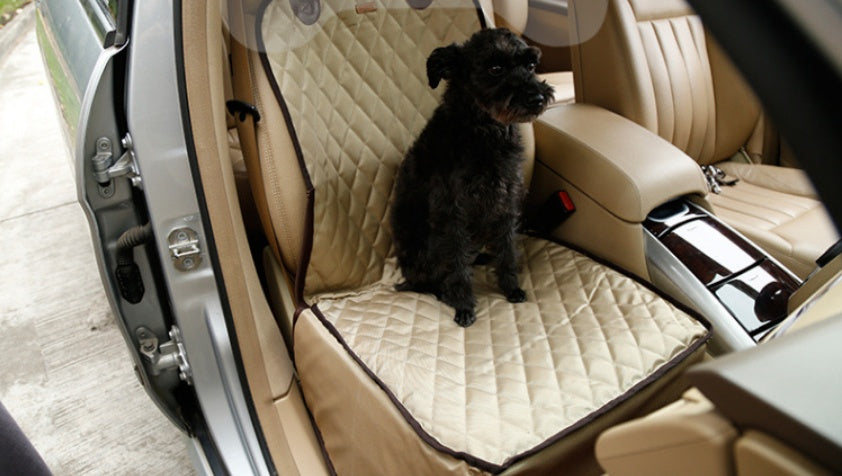 Pet Seat Thickening Pad Waterproof for Car Pets dealsniper-net Apricot NO toy