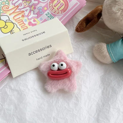 Girly Heart Plush Duckbill Clip Beauty DealSniper.net No.1 Light Pink