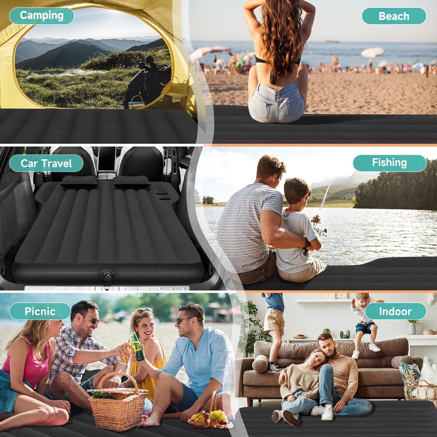 Mattress- Inflatable Camping Bed Air Mattress