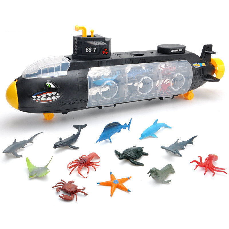 Shark Submarine Storage With Alloy Car Model Kids dealsniper-net