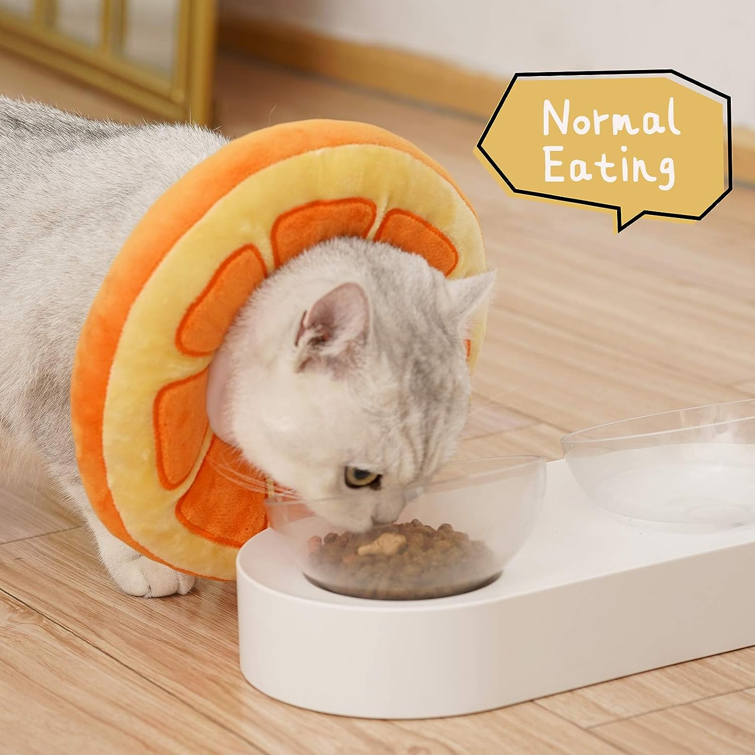 Cute Cat Collar Cone For Recovery After Surgery Pets dealsniper-net
