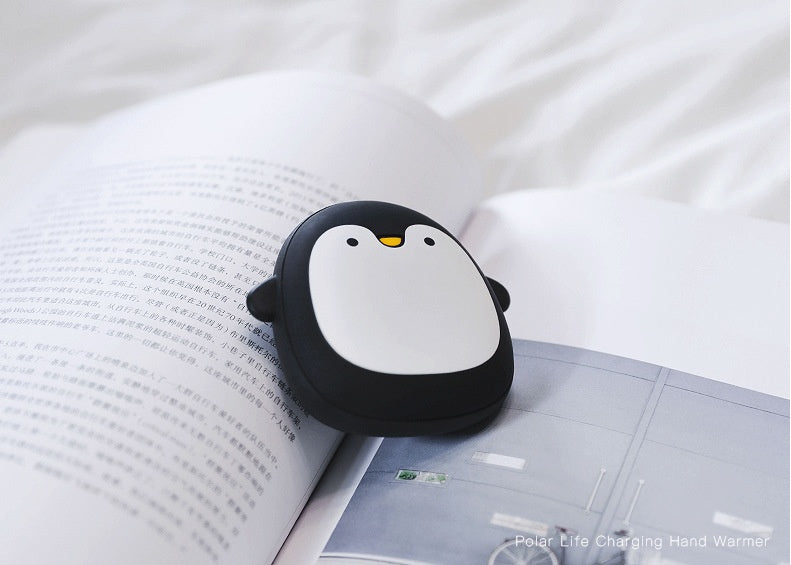 Cute Cartoon Penguin Polar Bear Electric Hand Warmers Heating Pocket Kids Gym From House