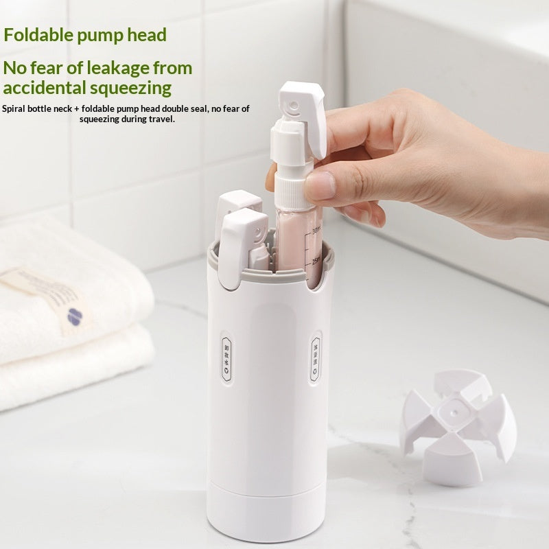 4 In 1 Travel Dispenser Portable Travel Bottles Leak Proof Leakproof Travel Outdoor Gym From House