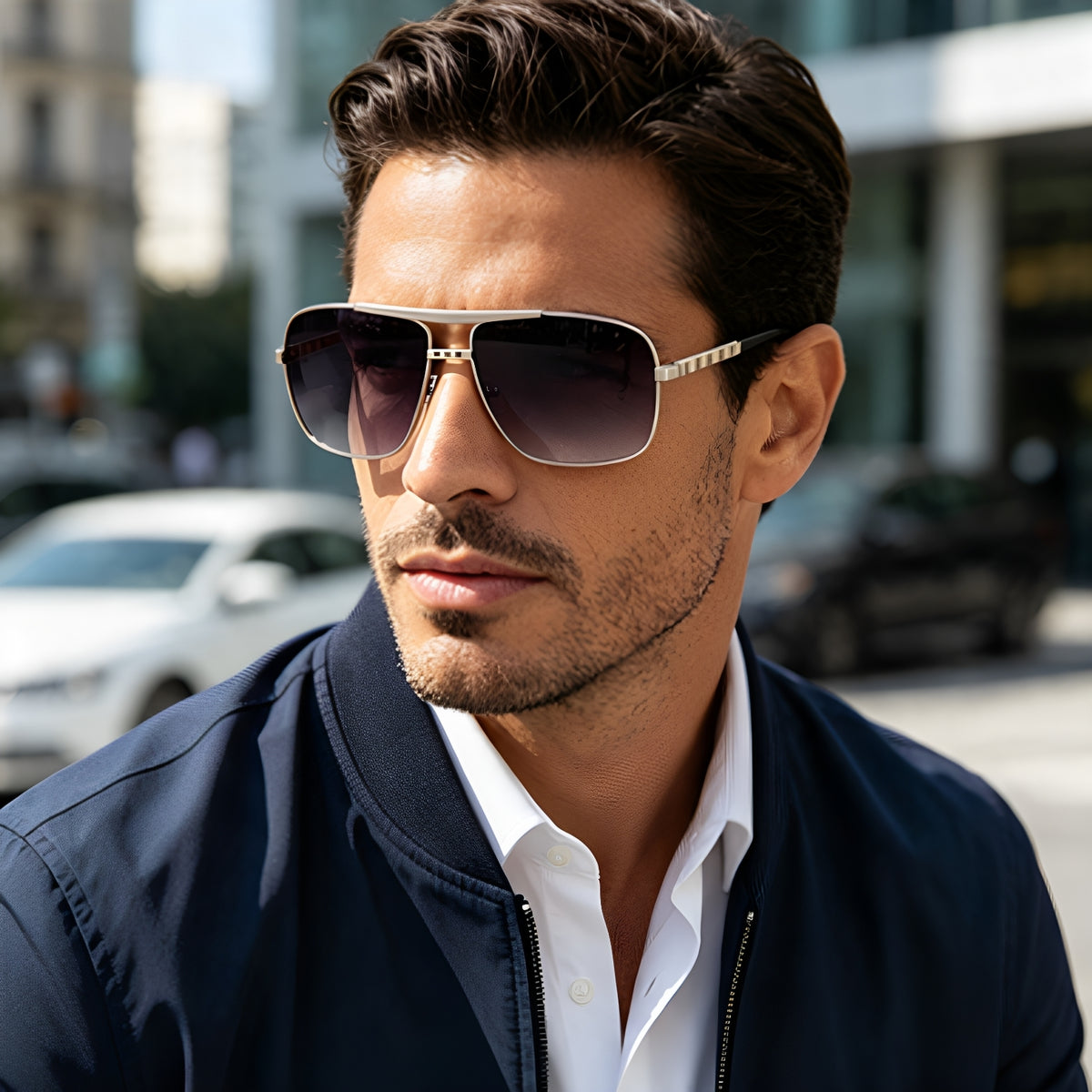 New Sunglasses Men's ATTITUDE Artistic Retro Box Slingshot Men Gym From House
