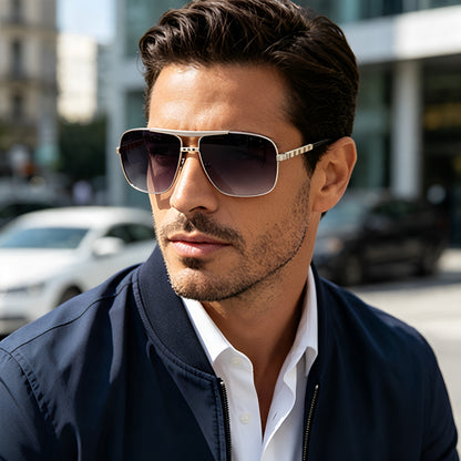 New Sunglasses Men's ATTITUDE Artistic Retro Box Slingshot Men Gym From House