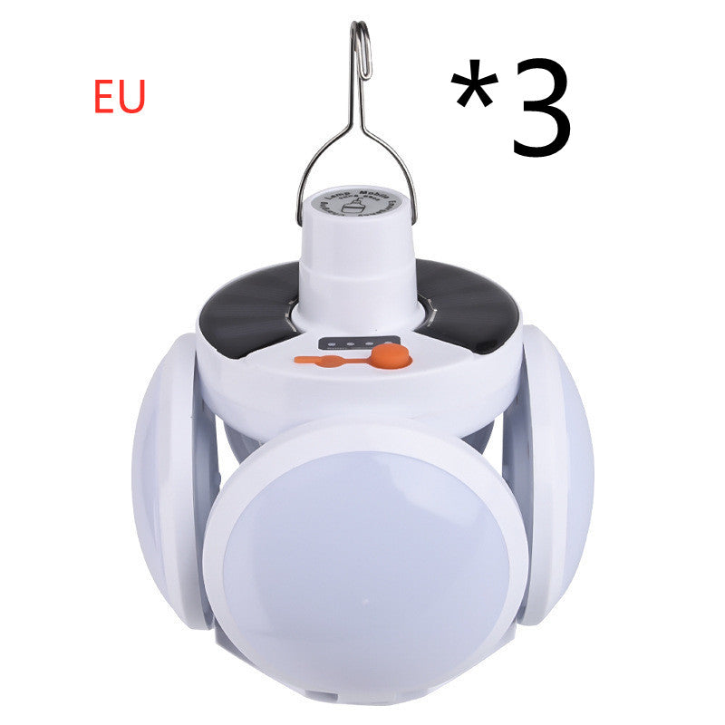 Solar Charging Light LED Power Failure Emergency Bulb Light Electronic DealSniper.net 3pcs White EU