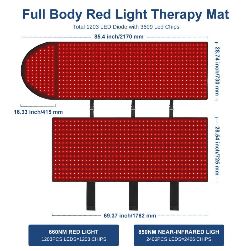 Red Light Infrared Therapy Pad Ai Recorder Gym From House