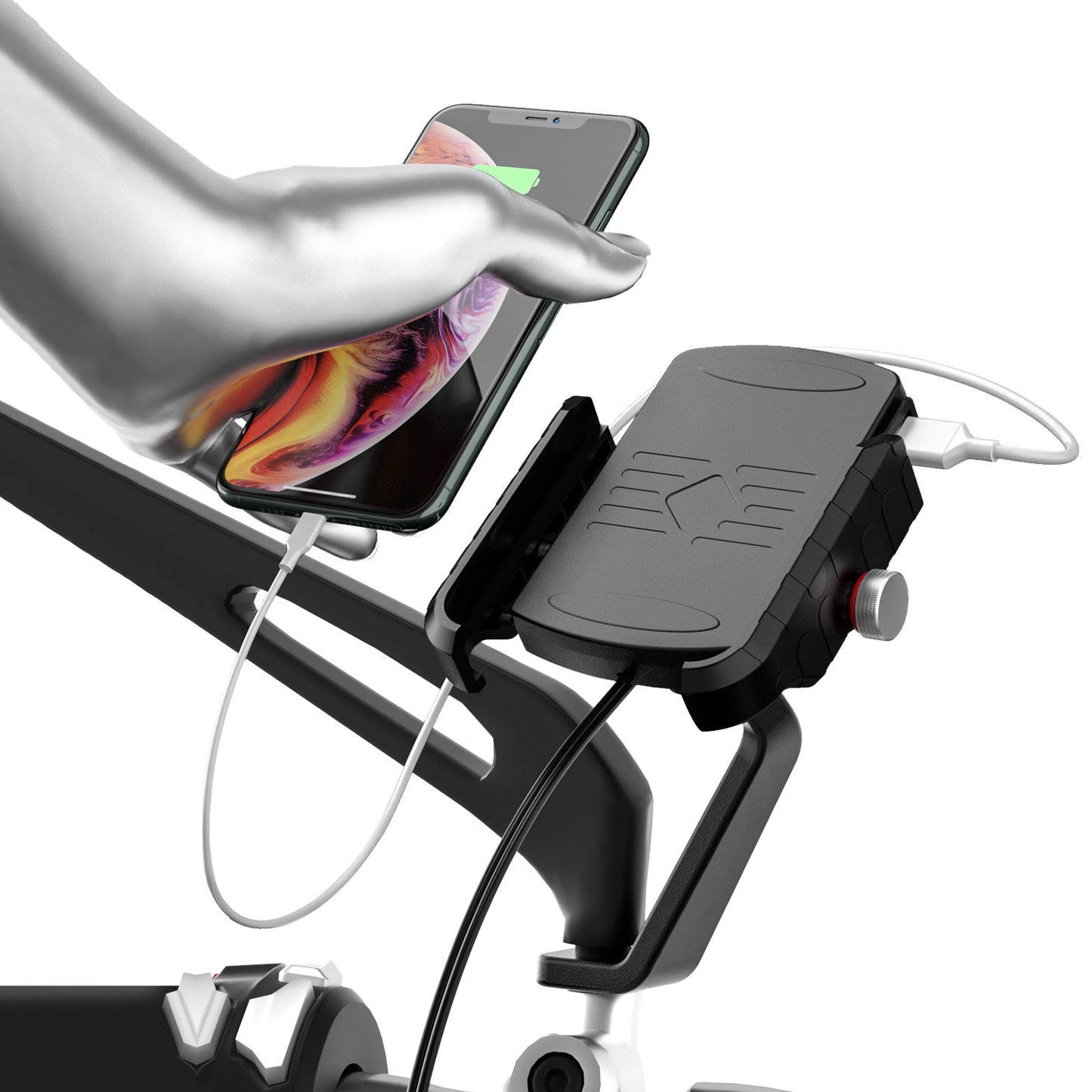 Wireless Charging Phone Holder For Motorcycle Vehicle DealSniper.net