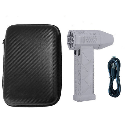 Mini Turbo Violent Fan Dust Blowing Gun House DealSniper.net 8000amh Gray