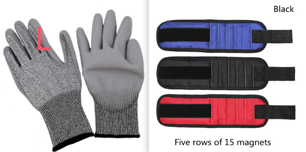 Fifteen-Compartment Powerful Magnetic Wristband