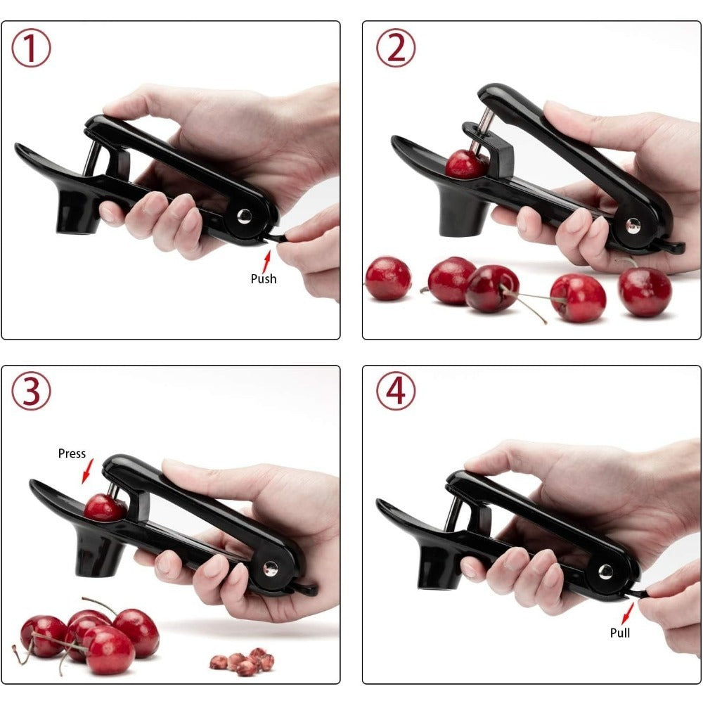 Cherry Pitter Stainless Steel Cherries Corer Pitter Tool Kitchen DealSniper.net