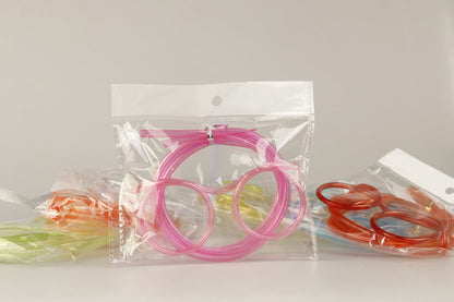 And Funny Creative Art DIY Styling Straws Kids DealSniper.net Round framepink