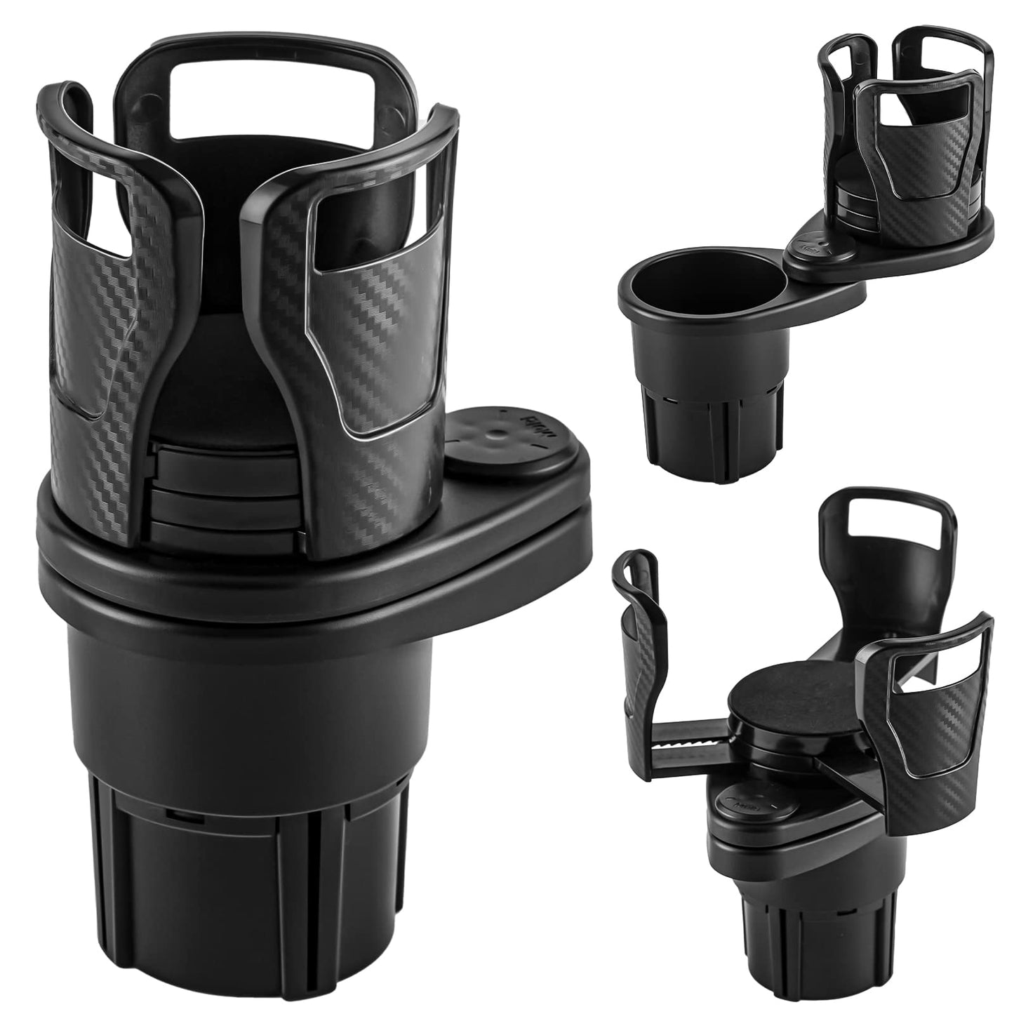 Car Drinking Bottle Holder 360 Degrees Rotatable Water Cup Holder Sunglasses Phone Organizer Storage Car Interior Accessories Vehicle dealsniper-net