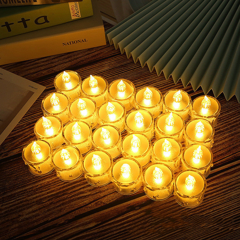 Led Lights Electronic Candle Lighted Tea Wax Home Decor