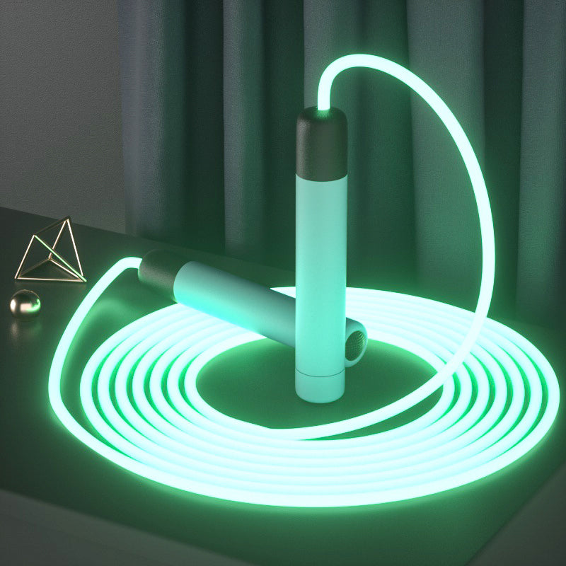 Luminous Rope Tangle-Free Rapid Speed Jumping Rope Crossfit Kids Gym From House Green