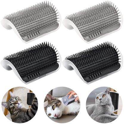 Cat Self Groomer Arch Self Cleaning Slicker Brush Upgraded Cat Brushes Pets Gym From House