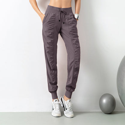 Fashion Casual Sports Pants For Women Loose Legs Men Gym From House Purple L