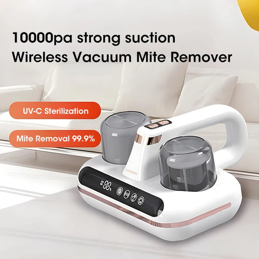 New Mattress Vacuum Mite Remover Cordless Handheld Cleaner House dealsniper-net