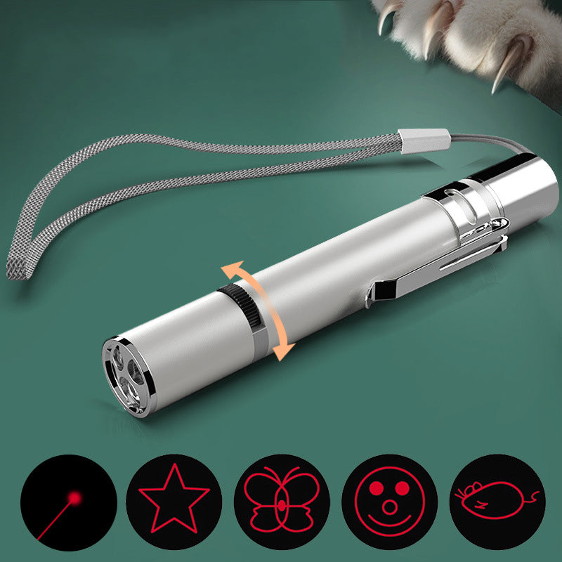 Laser Pointer Cat Toy Red Dot LED Light Pointer Interactive Toys Indoor Pets dealsniper-net