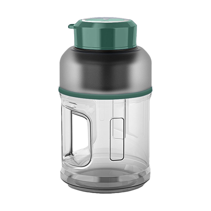1500ml Portable Blender Cup Fruit Mixers Fruit Extractors Handheld Outdoor DealSniper.net Avocado green USB