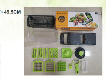Household Kitchen Gadgets Vegetable Cutter Silk Cutter Beauty dealsniper-net 16in1