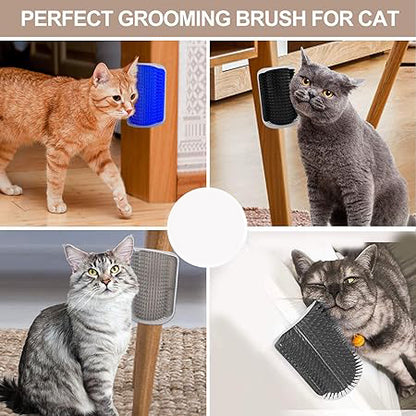Cat Self Groomer Arch Self Cleaning Slicker Brush Upgraded Cat Brushes Pets Gym From House