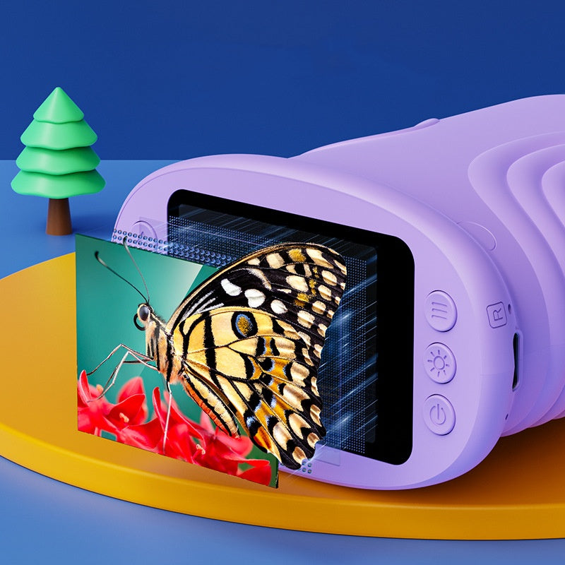 Outdoor Exploration Children's Handheld Digital Microscope Kids Gym From House