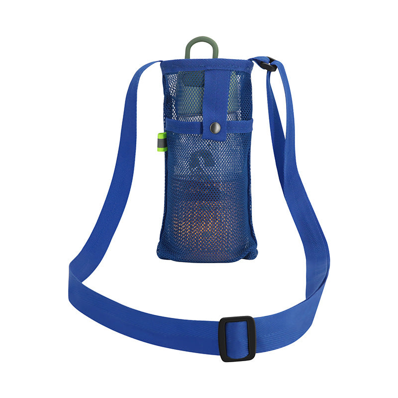 Water Bottle Holder Water Bottle Carrier With Adjustable Shoulder Strap Sports Gym From House Blue