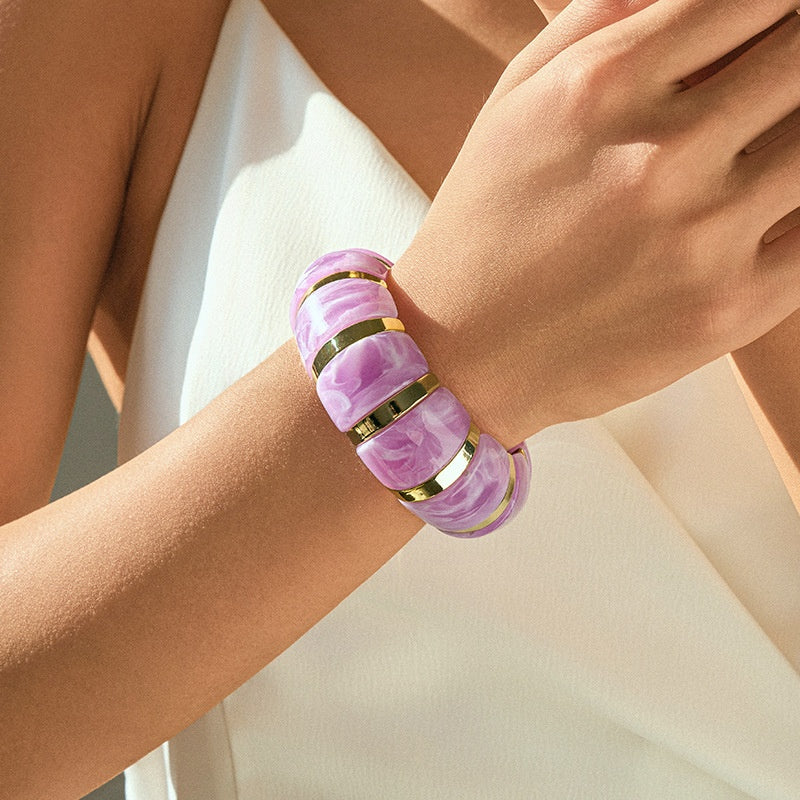 Ins Fashion Acrylic Bracelet Temperament Geometric Jewelry Jewelry DealSniper.net AB001210