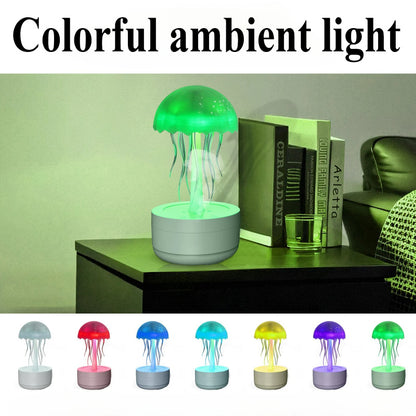 Jellyfish Humidifier Fragrance Diffuser Colorful Night Light Home Decor dealsniper-net