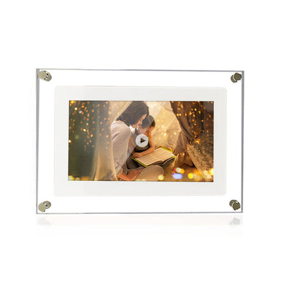 Acrylic Digital Photo Video Frame Battery New Home Decor Gym From House