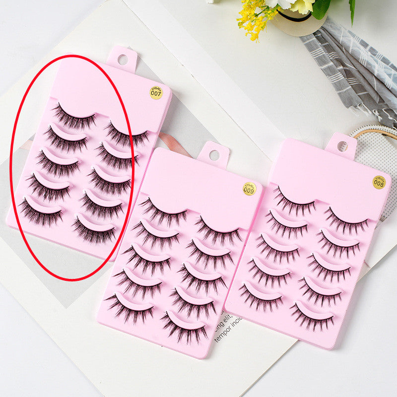 5 Pairs Manga Lashes New Arrival Anime Cosplay Natural Wispy