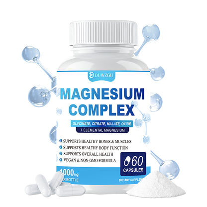 60 Magnesium Complex Capsules Health Gym From House