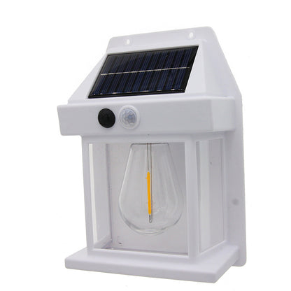 Outdoor Solar Wall Lamp Waterproof Tungsten Lamp Induction Outdoor DealSniper.net