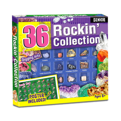 Rock For Kids 36 Pcs Rocks With Learning Guide