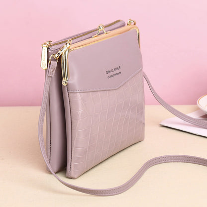 Lock Shoulder Bags Women Alligator Crossbody Phone Bag Women DealSniper.net