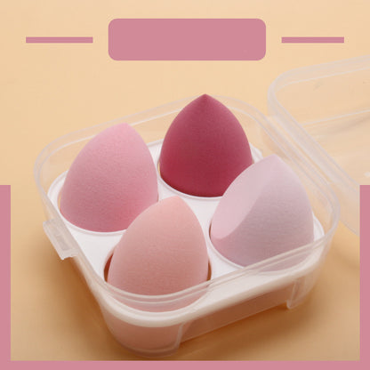 Beauty Egg Drop Diagonal Cut Box Set Beauty dealsniper-net Strawberry mousse 4PCS