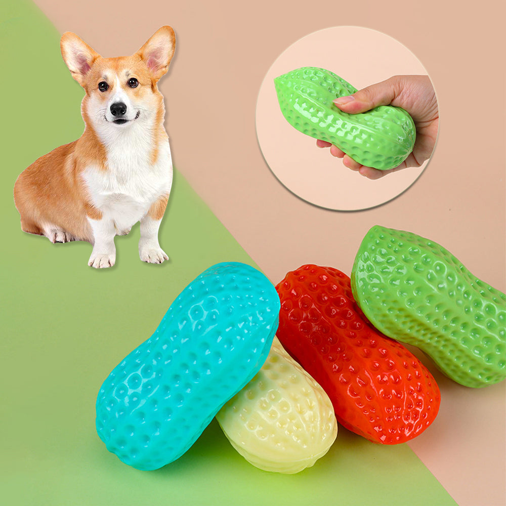 Pet Toy TPR Peanut Bite Resistant Sound Pets dealsniper-net